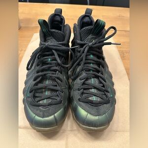 Size 13 Nike Foamposite Pro Pine Green, 2011